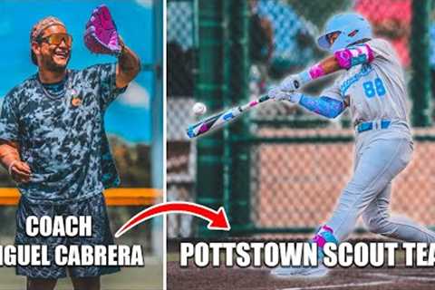Pottstown Scout Team Hits 10 HOME RUNS in ONE GAME And Gets Coached By Miguel Cabrera!