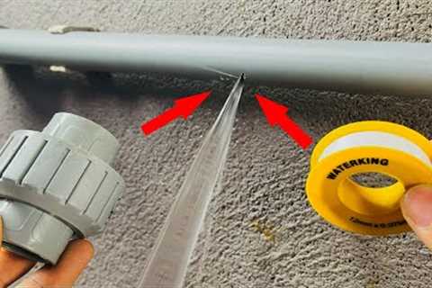 Tips Very Useful And Simple! Great Pvc Pipe Fittings Fo Repair Pvc Pipes When Broken