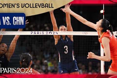 USA women's volleyball pushes China TO THE BRINK in five-set thriller | Paris Olympics | NBC Sports