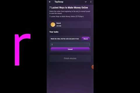 7 Laziest Ways to Make Money Online | Tapswap Code | to Make Money Online ($775/day+) Tapswap Code
