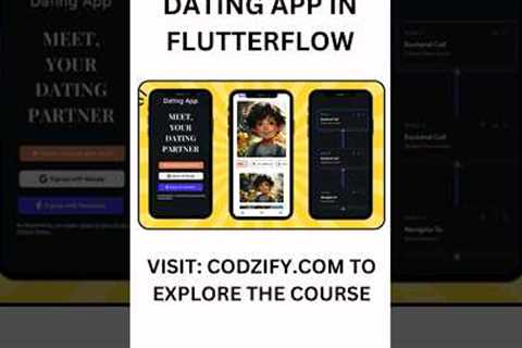 Dating App In FlutterFlow | FlutterFlow Tutorial for Beginners