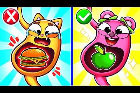 🍏 Healthy Food vs Junk Food Song 🥑 + More Funny Kids Songs 😻🐨🐰🦁 And Nursery Rhymes by Baby Zoo