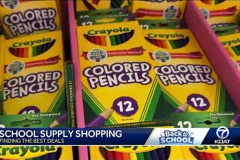Shopping the best deals on school supplies