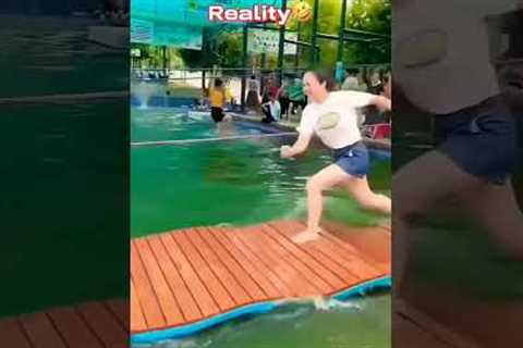 Instagram vs Reality Hidden T.J #travel #nature #funny #water #summer #explore #instagram #shorts