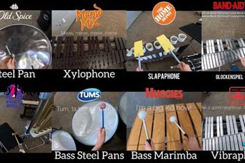 25 Fun Commercial Jingles on A Lot of Musical Instruments in 3 minutes!