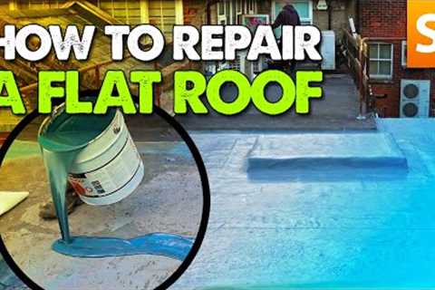 How to Repair a Flat Roof with Liquid Roof
