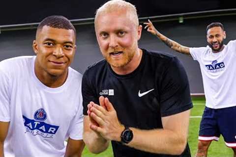 FOOTBALL CHALLENGES vs MBAPPE &amp; NEYMAR