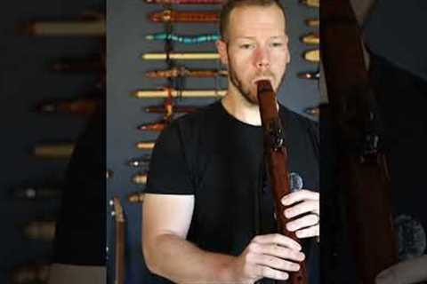 Mesmerizing Dolphin Native American Flute | Woodsounds Flutes Key of E