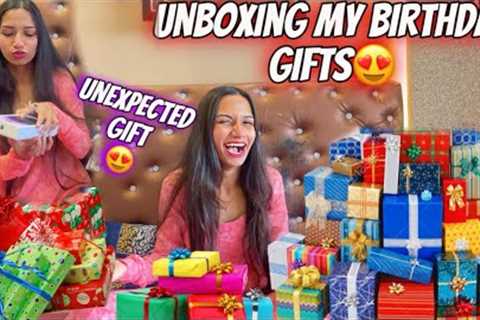 Unboxing birthday gifts😍😱| Gift ideas for girls❤️😍| unexpected gifts🥺😭| Aarti vlogs |