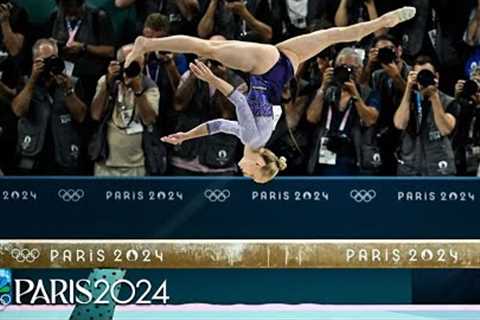 Alice D'amato stuns on beam for Italy's GOLDEN moment in gymnastics | Paris Olympics | NBC Sports