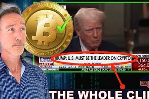 YOU MUST WATCH THE WHOLE CLIP! TRUMP, BITCOIN, RECESSION &amp; THE REAL FUTURE!