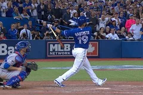 Jose Bautista hammers go-ahead three-run shot in ALDS Game 5, delivers epic bat flip