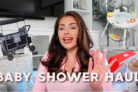 What I Got From My Baby Shower♡ TWIN BABY HAUL