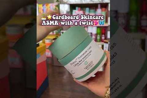 🏝️🌟DIY CARDBOARD SKINCARE ASMR WITH A TWIST💖🦋