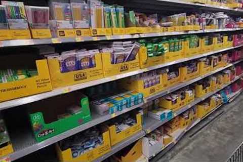 Shop With Me for School Supplies at Walmart!   2024