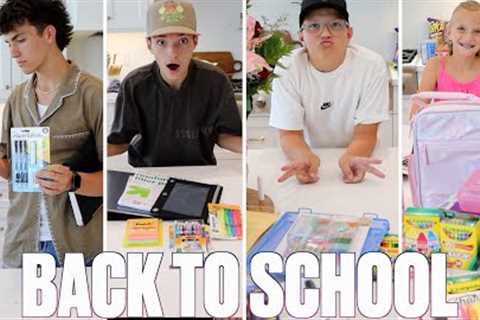 BACK TO SCHOOL SHOPPING | BUYING BACK TO SCHOOL SUPPLIES FOR ELEMENTARY VS HIGH SCHOOL