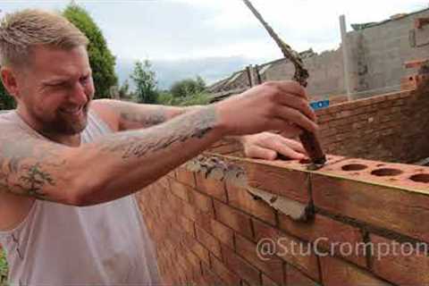 Bricklayers at Work - Laying Bricks
