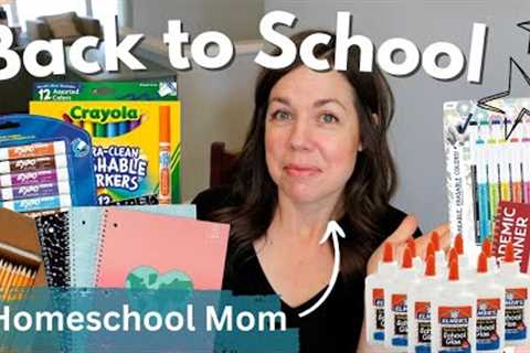 Back to Homeschool School Supply HAUL + 1st Day Surprises!