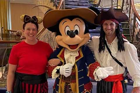 Pirate Night on the Disney Fantasy Cruise Summer 2024 - Day 4 - Anchoring at Grand Cayman