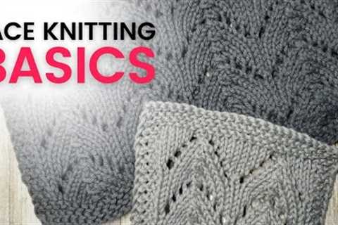 Lace Knitting for Beginners: Easy Lace Dishtowel [FREE PATTERN]