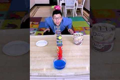 The Table Tennis Challenge, Too Difficult, Who Succeeded? ! #Funnyfamily #Partygames