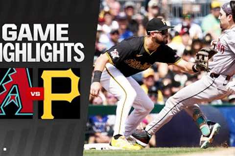 D-backs vs. Pirates Game Highlights (8/4/24) | MLB Highlights