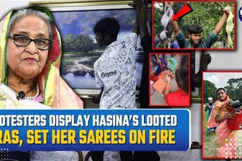 Bangladesh Turmoil: Protesters' Bizarre Looting of Sheikh Hasina’s Bras and Sarees Goes Viral