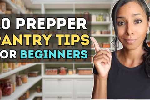 10 Prepper Pantry Food Storage Tips for Beginners