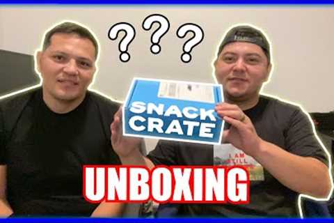 SNACK CRATE REVIEW !!! UNBOXING A RANDOM SNACK CRATE | REACTION VIDEO