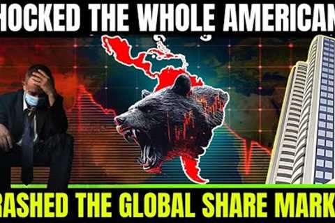 Global Recession Alert : America's Economic Collapse Rocks India's Markets || Trending News 2024