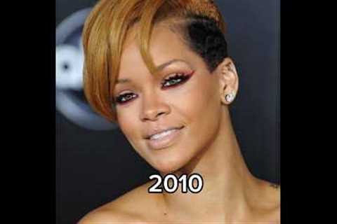 Rihanna's transformation (2000 - 2023) #transformation #shorts