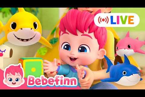 LIVE 🔴 Baby Shark and Finn Doo Doo Doo! Bebefinn 2024 Top Songs for Kids