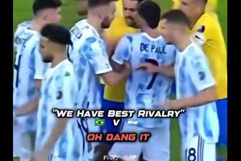 Biggest International Rivalry 🤨 #shorts #funny#football #footballedits #soccer#edits #messi#vandijk