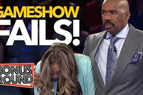 BIGGEST GAMESHOW FAILS EVER! Family Feud, Match Game, Celebrity Name Game! Bonus Round