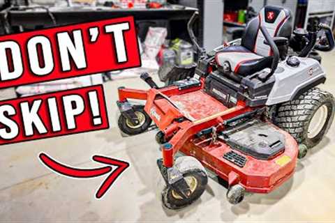 How To Properly Maintain A Zero Turn Mower! [Don't Skip These Items!]