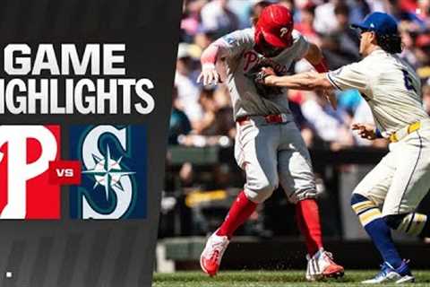 Phillies vs. Mariners Game Highlights (8/4/24) | MLB Highlights