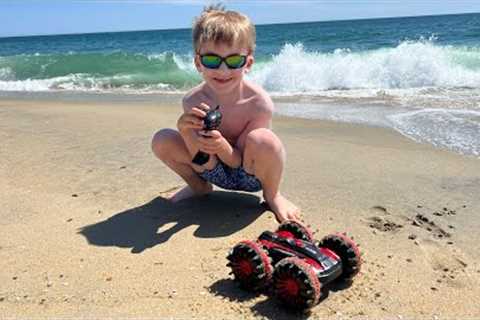 WE DROVE ANOTHER RC TRUCK INTO THE OCEAN!