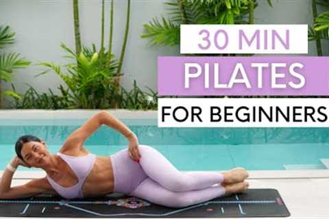 30 MIN PILATES FOR BEGINNERS || At-Home Mat Pilates (No Equipment)