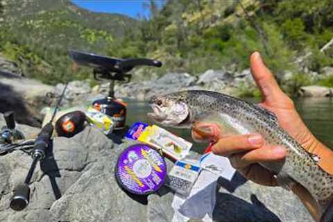 How to Fish Trout for Beginners in Rivers and Streams * Catch and Cook *