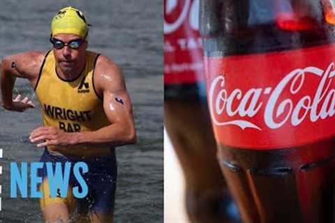 Swimmers Are FIGHTING OFF Bacteria From Seine River by Drinking Coca-Cola | 2024 Olympics