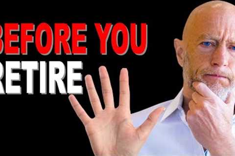 Pay off these 5 things before your retire