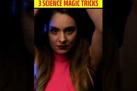 🤯 top 3 Science magic tricks amazing science experiments #shorts #lifehacks #magic