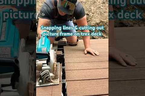 Picture framing trex deck #deck #trex #construction #decking #contractor #usa #build #contractors