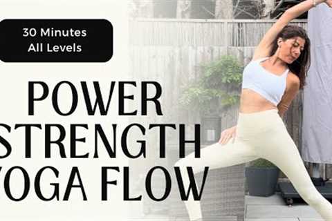 Power Yoga Flow Workout for Strength Toning &amp; Energy | 30 Minutes Full Body