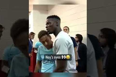 Neymar looking into Pogba’s soul 😆
