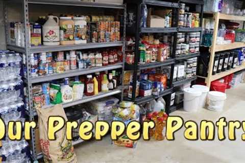 Our Prepper Pantry // Be Ready For Food Shortages!