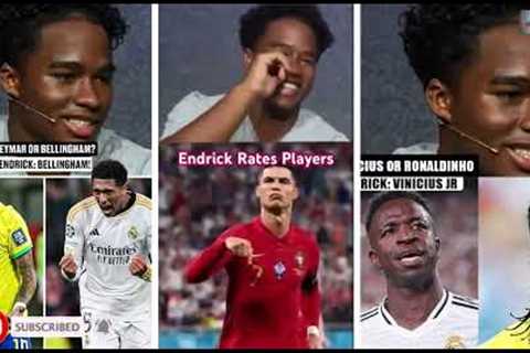 SHOCKING!😲ENDRICK Claims Vinicius is Better Than Ronaldinho &amp; Bellingham Outshines Neymar!