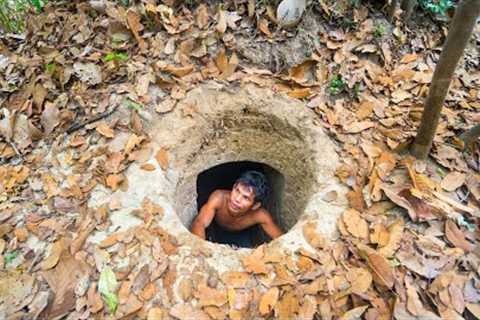 Build The Most Secret Underground House by Ancient Skills
