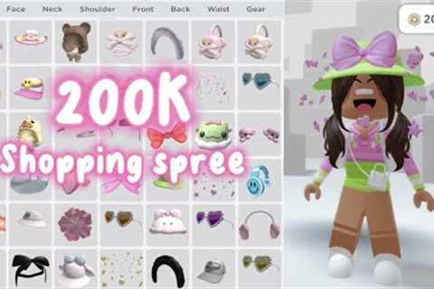 200K ROBLOX SHOPPING SPREE 🤩😱🛍️