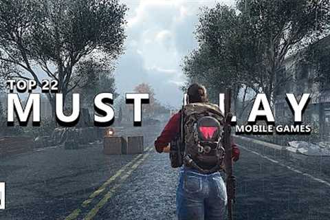 Top 22 HUGE Must-Play Mobile Games of AUGUST 2024 for Android and iOS